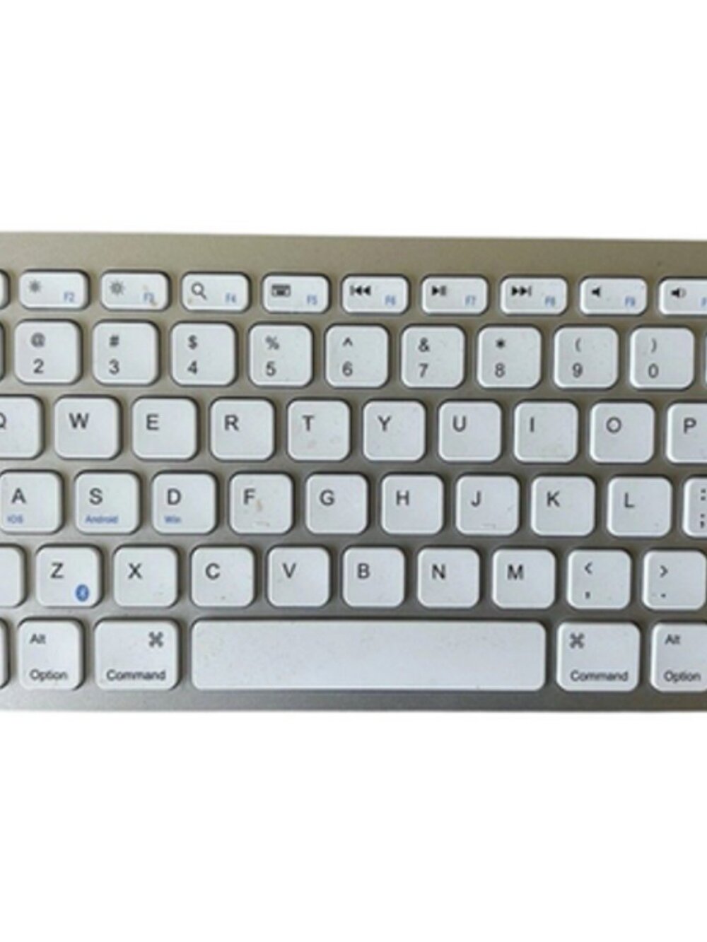 Anker Ultra-Compact Bluetooth Wireless Keyboard – White/Silver - No Dongle